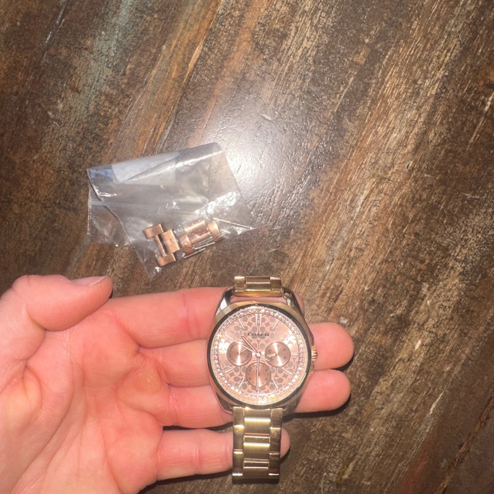 Rose Gold Coach Watch